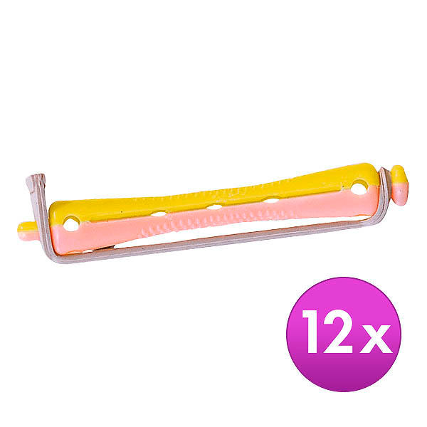   Profi Dauerwell-Kurzwickler Gelb-Rosé, Ø 7 mm, Pro Packung 12 Stück