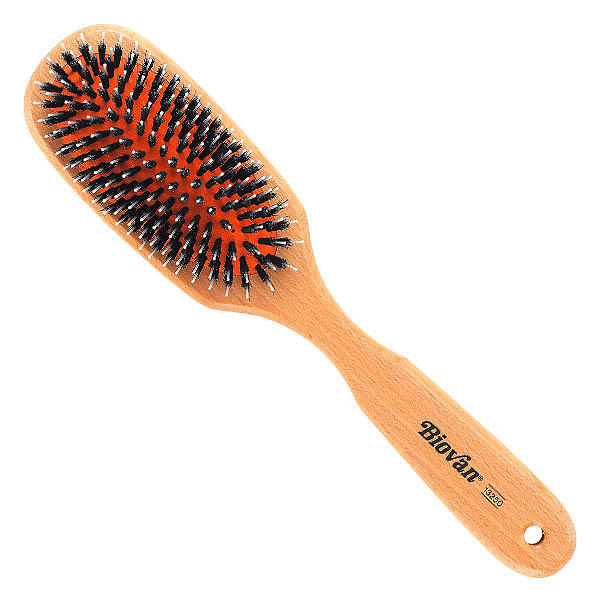 Long hair massage brush 10-reihig