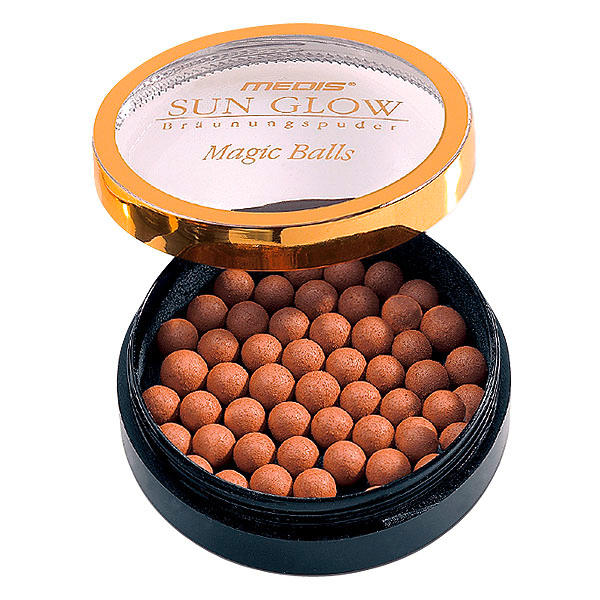 MEDIS SUN GLOW ""MAGIC BALLS"" Perles de poudre Foncé (2), Contenu 15 g