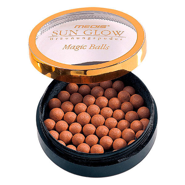 Medis Sun Glow "Bolas mágicas" Perlas de polvo Oscuro (2), contenido 15 g