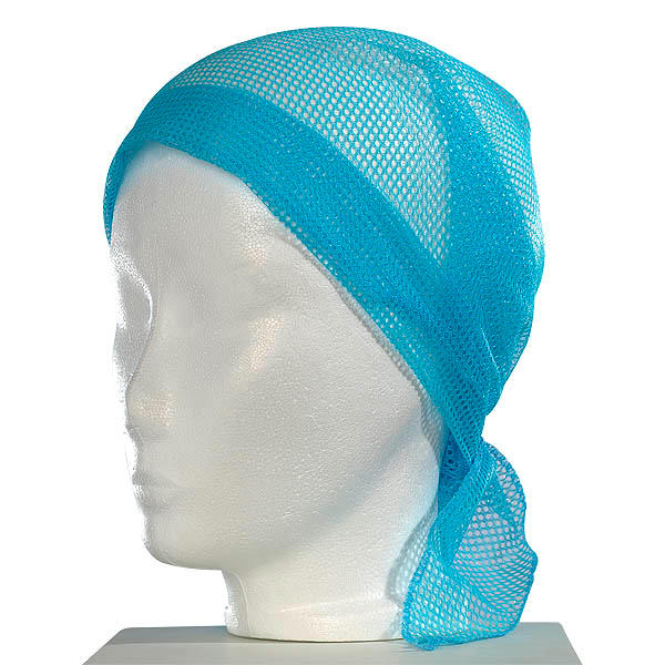 Voilette mise en plis en nylon Bleu clair