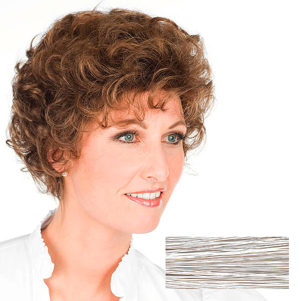Gisela Mayer Parrucca di capelli artificiali Erika Bianco grigio