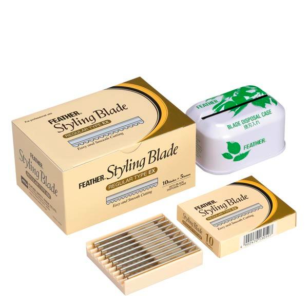 Feather Razor blades 50 pieces + box Unit