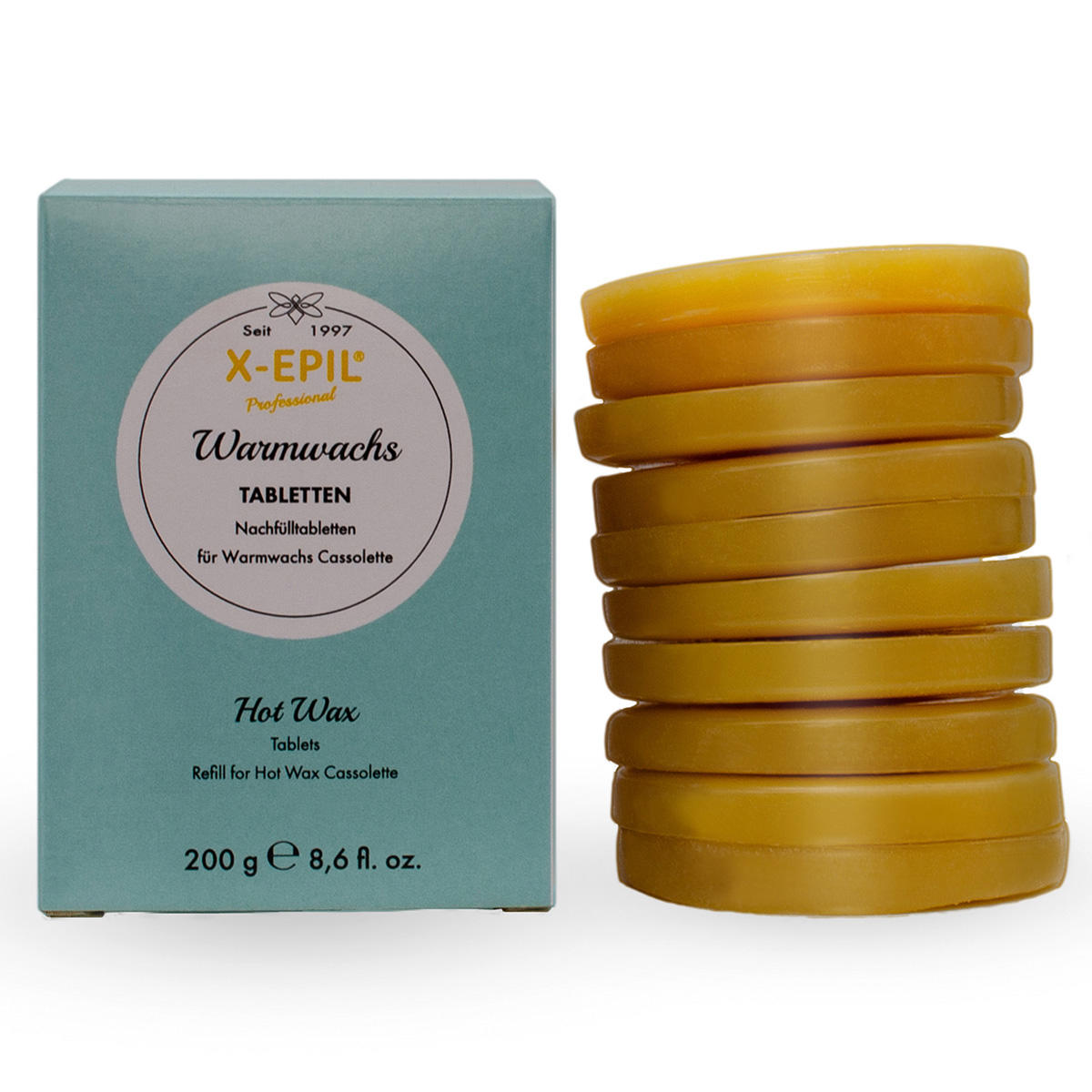 X-Epil Nachfüllung für X-Epil Warmwachs Cassolette 10 x 20 g