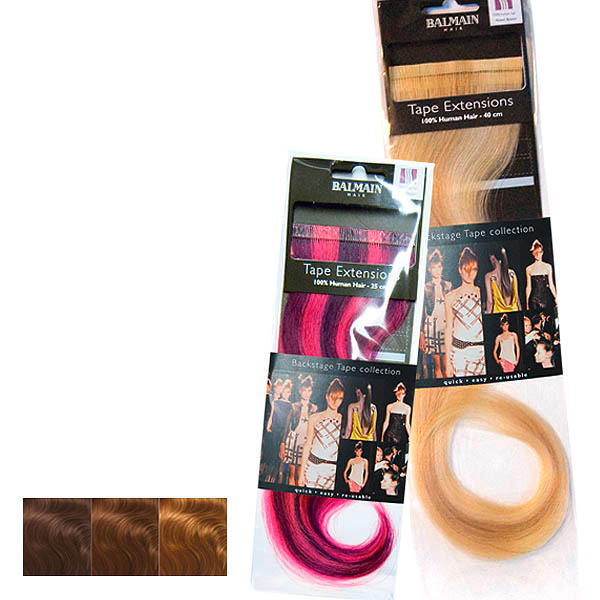Balmain Tape Extensions 40 cm Walnut