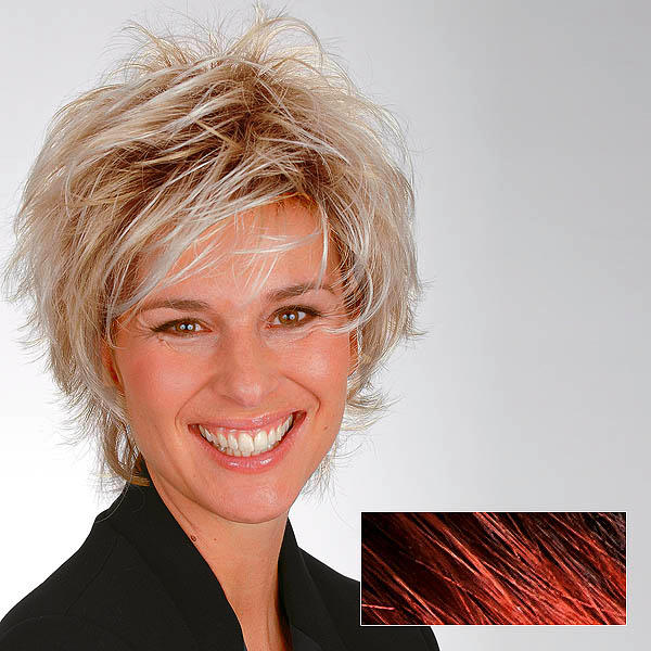 Gisela Mayer Synthetisch haar pruik Petra Dark-Beaujolais