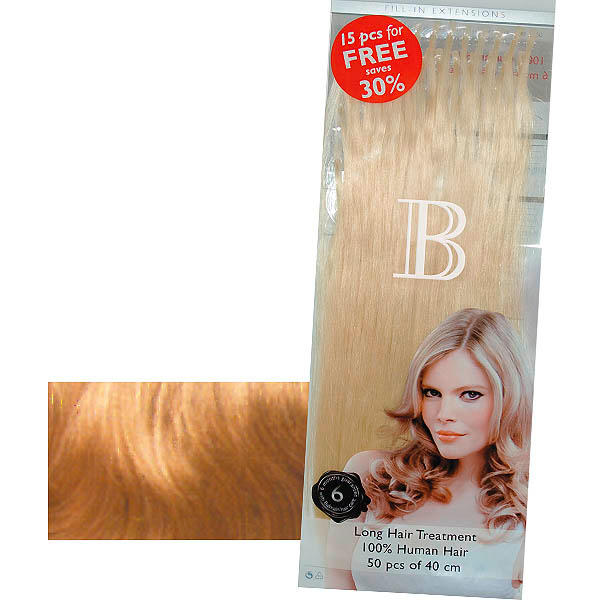Balmain Fill-In Extensions Value Pack Natural Straight 613 (level 10) Extra Light Blond
