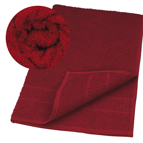 Cabinet towel Wine red