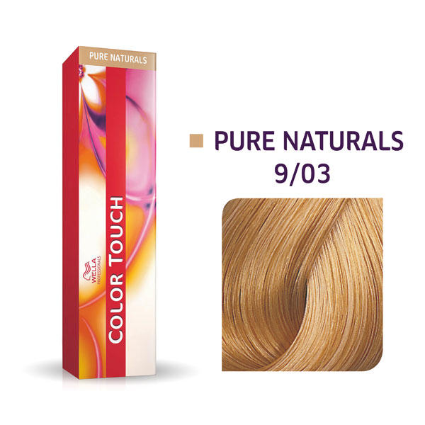 Wella Color Touch Pure Naturals 9/03 Blond platine naturel doré