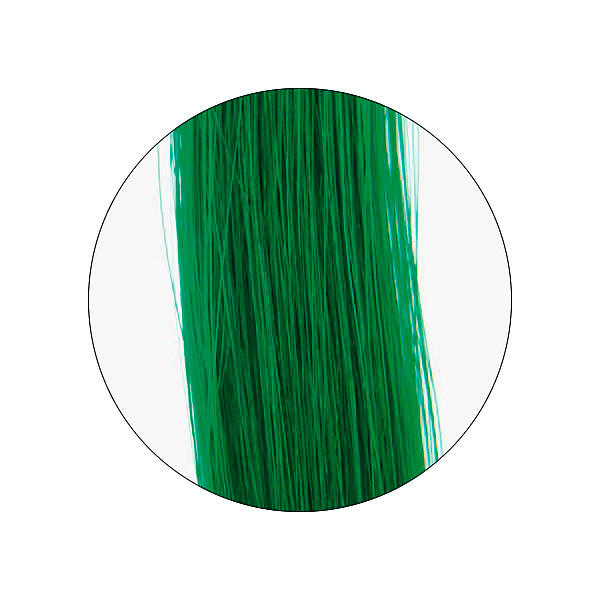 hair4long Effetto ciocche di capelli umani Verde