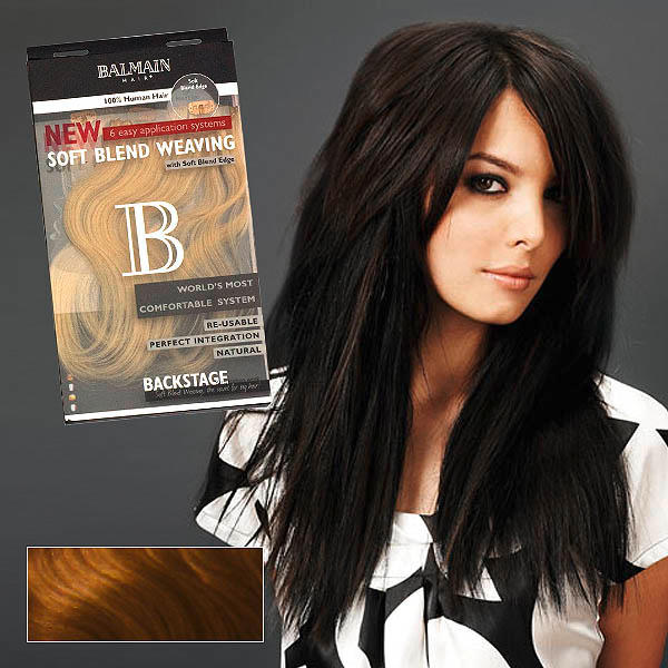 Balmain Soft Blend Weaving Extensions 40 cm 27 Medium Beige Blond (Level 8)