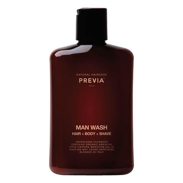 PREVIA MAN Wash Hair + Body + Shave 250 ml