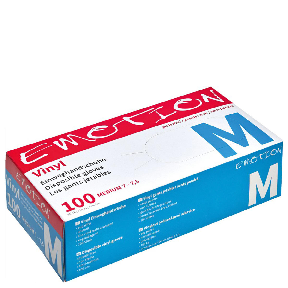 Efalock Vinyl disposable gloves - powder free White size M