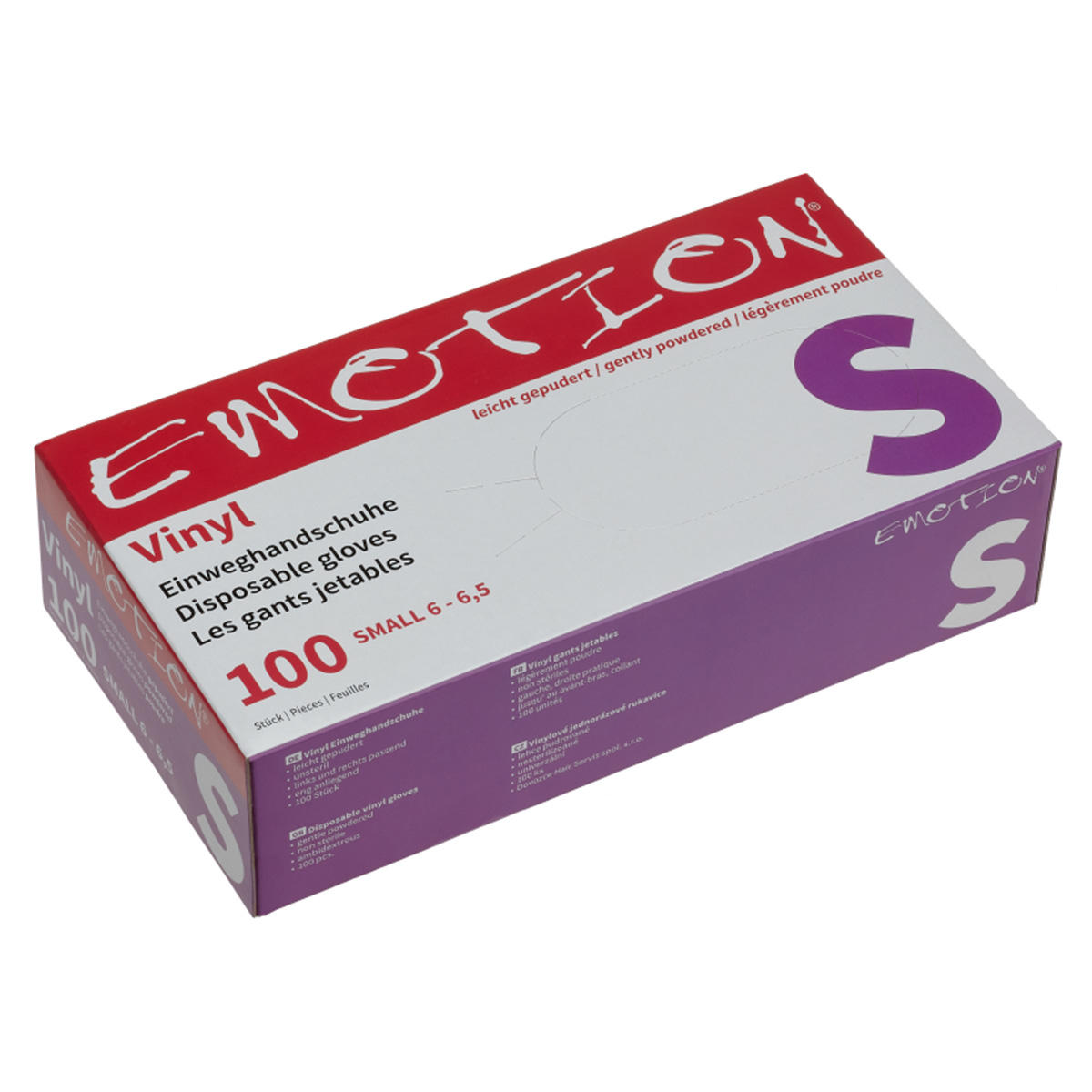 Efalock Emotion Guanti in vinile monouso S 100 Stück