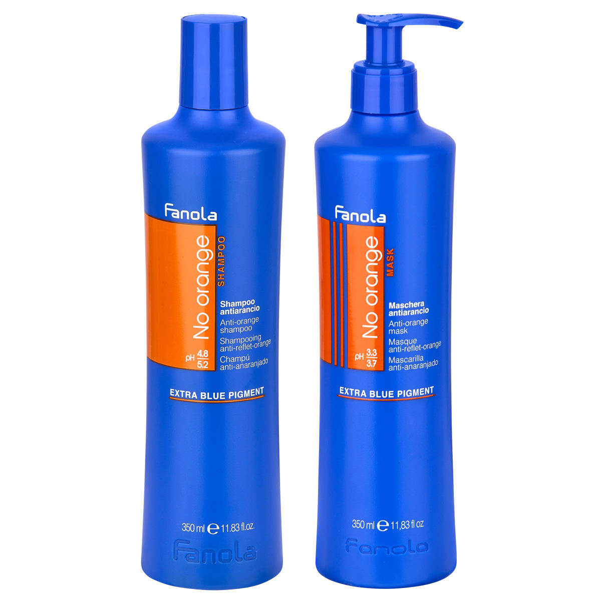 Fanola No Orange Set 1 (Shampoo 350 ml + Mask 350 ml)