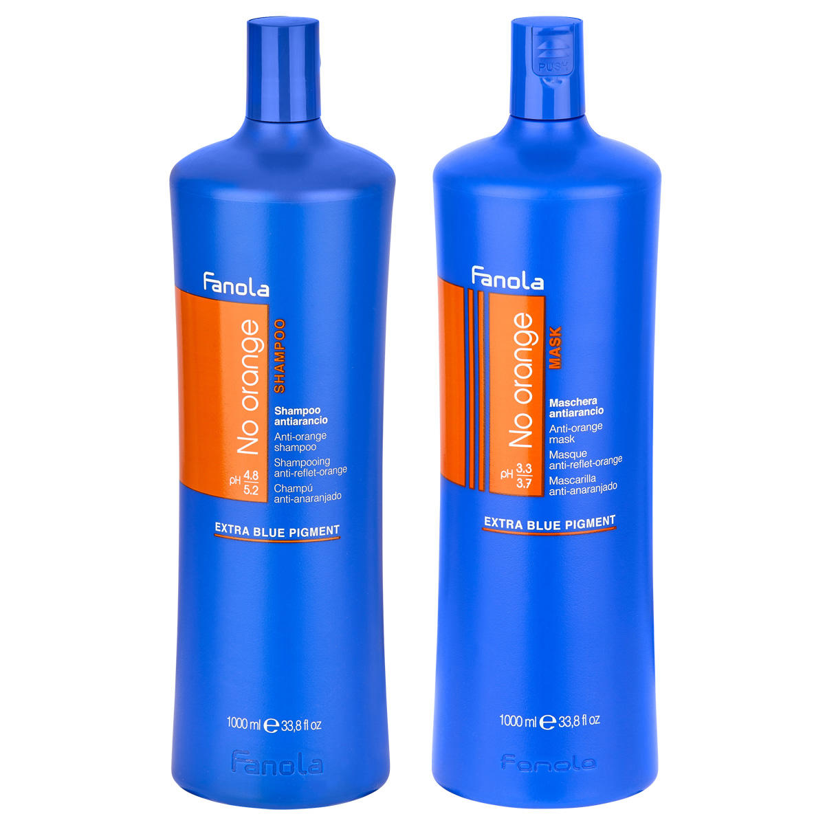 Fanola No Orange Set 2 (Shampoo 1000 ml + Mask 1000 ml)
