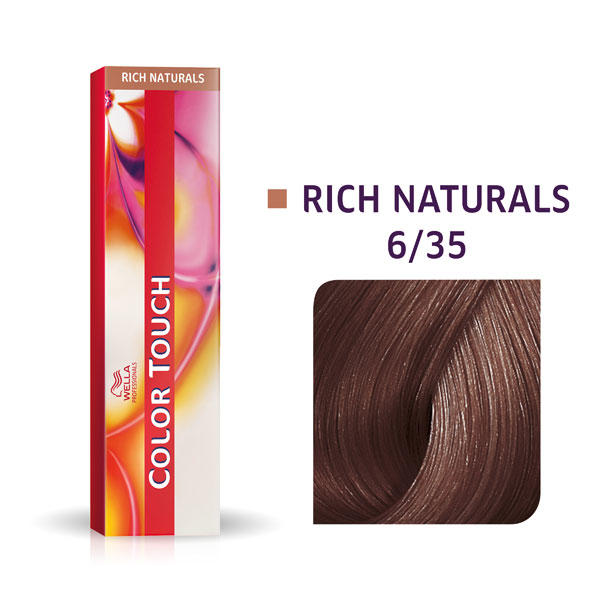 Wella Color Touch Rich Naturals 6/35 Rubio Oscuro Oro Caoba