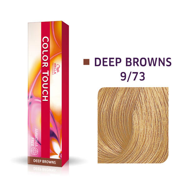 Wella Color Touch Deep Browns 9/73 Licht Blond Bruin Goud