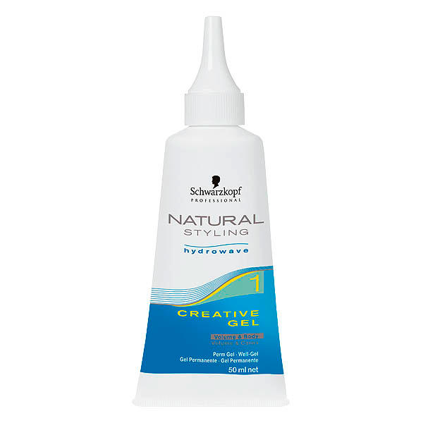 Schwarzkopf Professional Natural Styling Hydrowave Creative Well-Gel 1 - per capelli da normali a leggermente porosi, 50 ml