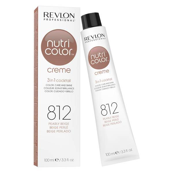 Revlon Professional Nutri Color Creme 812 Light Blonde Pearl Beige Tube 100 ml