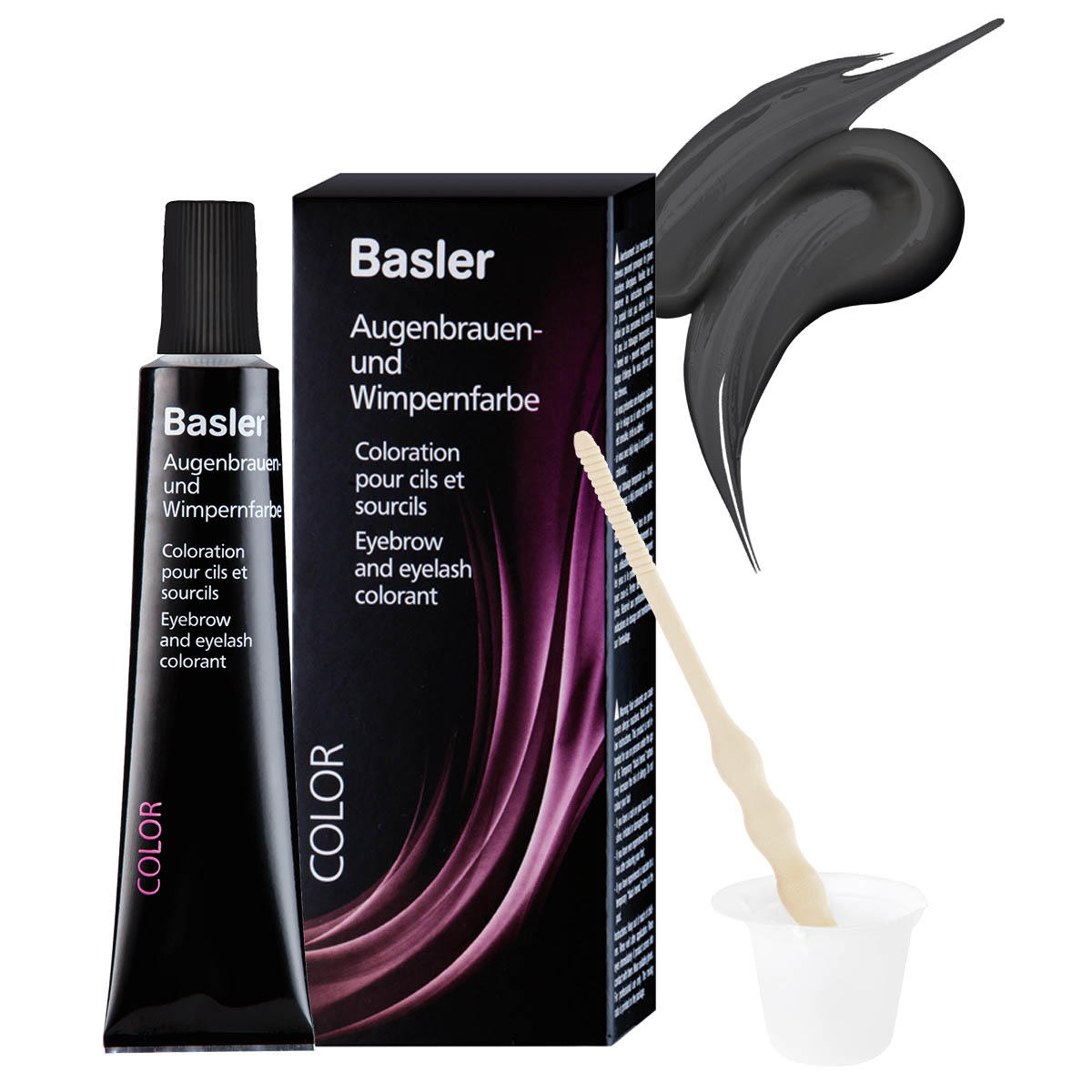 Basler Colore per sopracciglia e ciglia Grigio, 15 ml