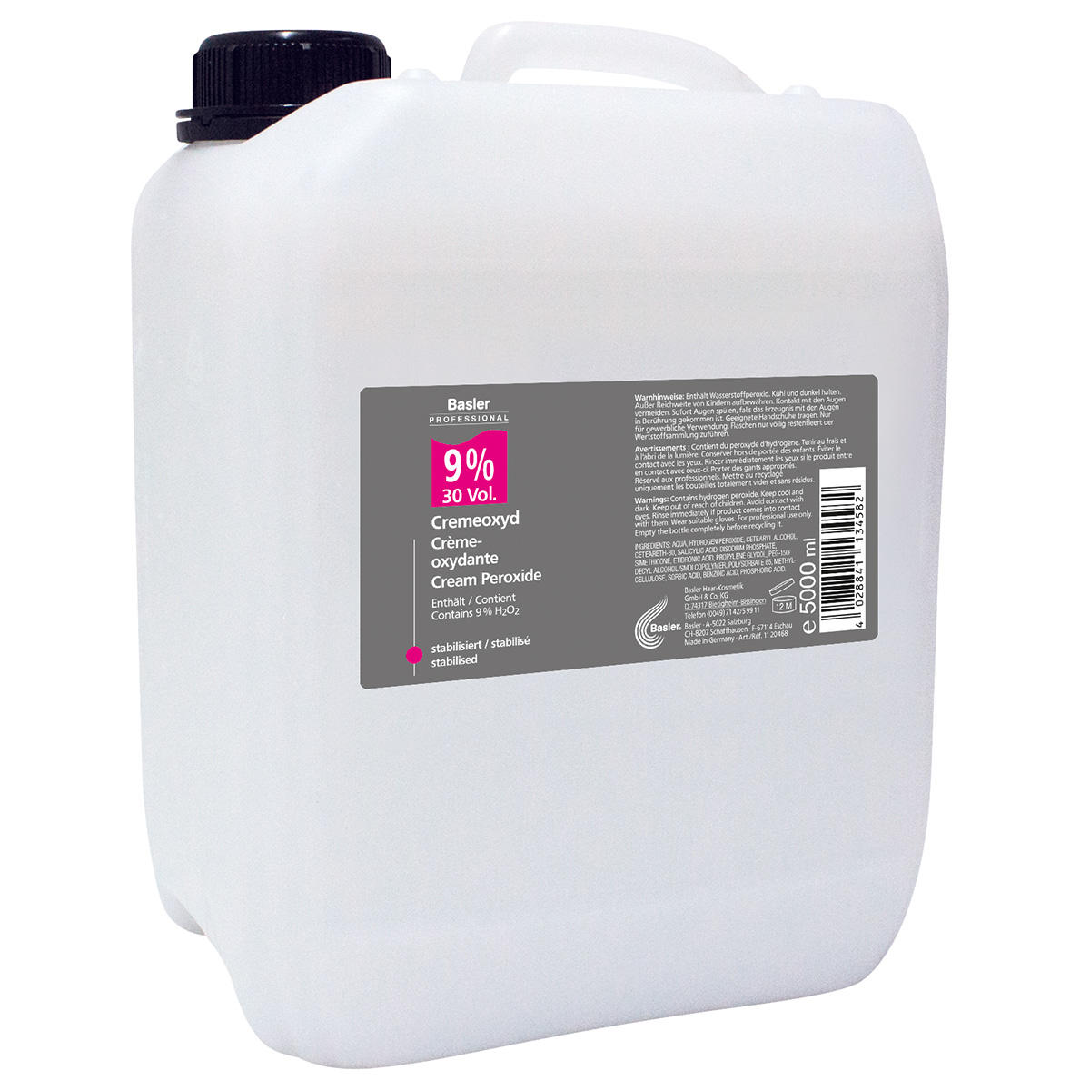 basler Cremeoxyd 9 %, bus 5 liter
