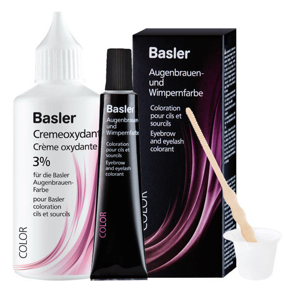 Basler Eyebrow and eyelash color set dark brown