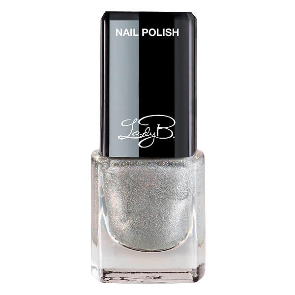 Lady B. Mini smalto per unghie Shiny Silver, 5 ml