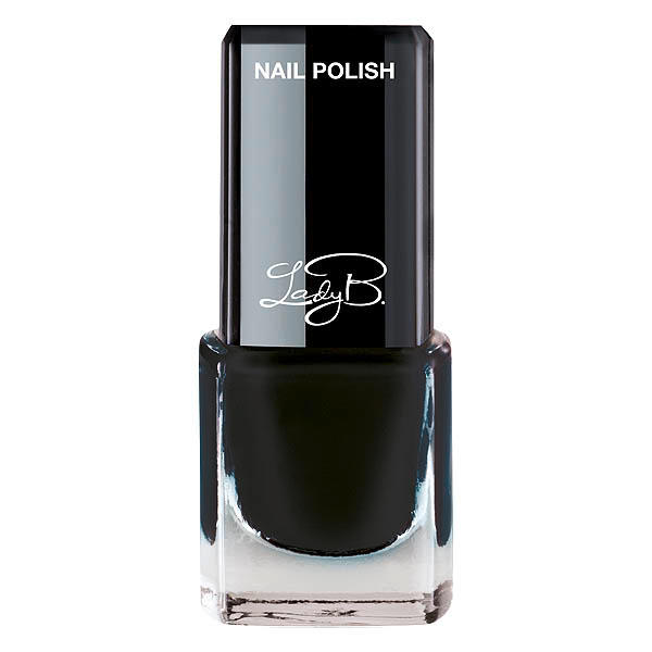 Lady B. Mini nail polish Brillant Black, 5 ml