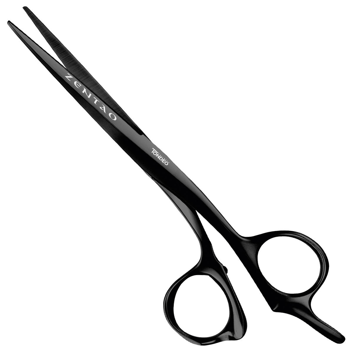 Tondeo Hair scissors Zentao Black Offset 6½""