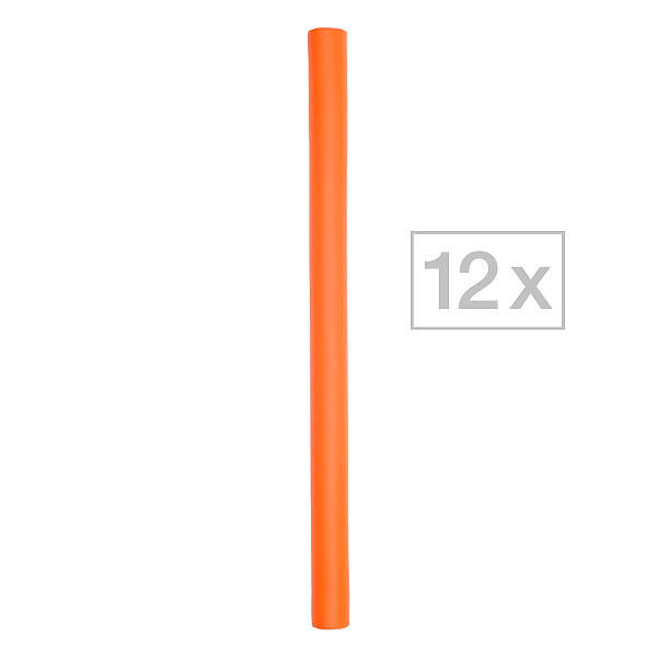Efalock Flex-Wickler Ø 17 mm, orange, Pro Packung 12 Stück