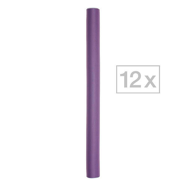 Efalock Flex-Wickler Ø 21 mm, púrpura, Por paquete de 12 piezas