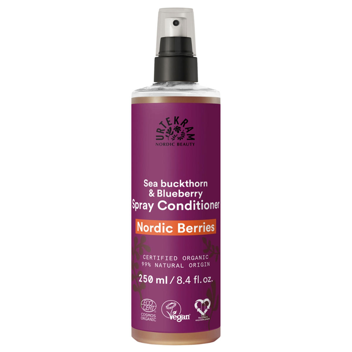URTEKRAM Nordic Berries Sea buckthorn & Blueberry Spray Conditioner 250 ml