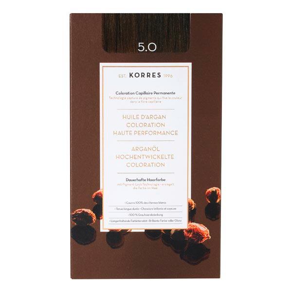 KORRES Coloration avancée de l'huile d'argan 5.0 Marron clair