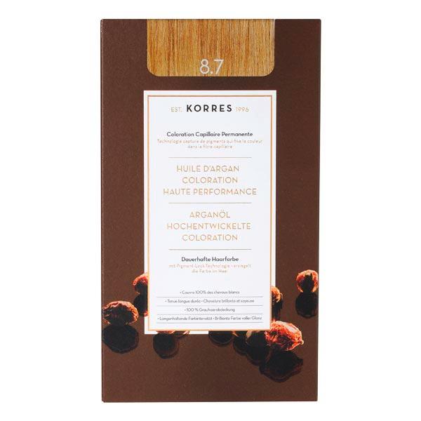 KORRES Arganöl Hochentwickelte Coloration 8.7 Hellblond Mocha