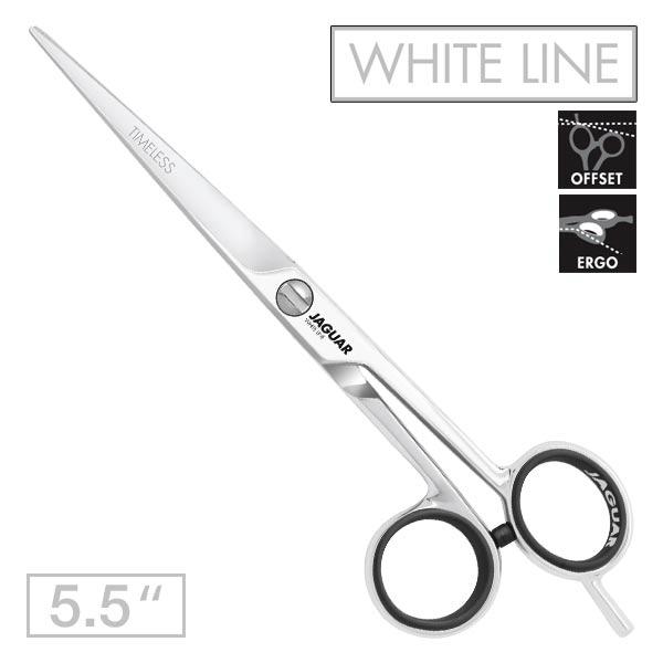 Jaguar White Line Tijeras de pelo intemporales 5½"