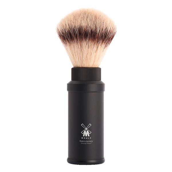 MÜHLE TRAVEL Reis scheerkwast Silvertip Fibre® Zwart