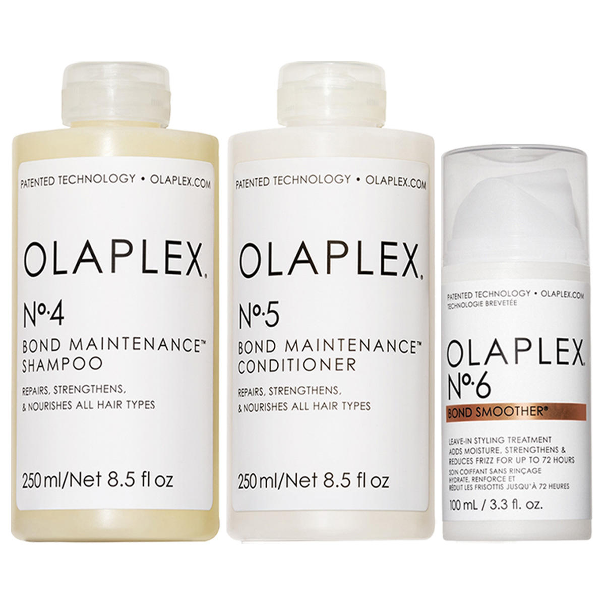 OLAPLEX Profi-set nr. 4 + nr. 5 + nr. 6