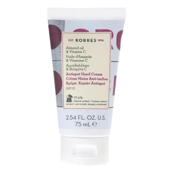 KORRES Almond Oil & Vitamin C Antispot Hand Cream SPF 15 75 ml