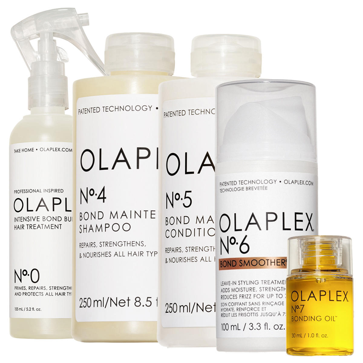 Olaplex Set All-in Care No. 0 + No. 4 + No. 5 + No. 6 + No. 7