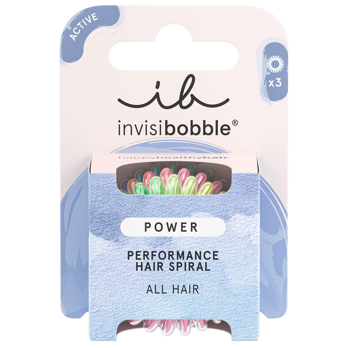 invisibobble Haargummis Power Magic Rainbow, Par paquet 3 pièces