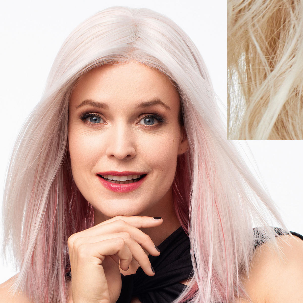 Gisela Mayer Magic Rave synthetic hair wig 23/14+6 Pearl Blond Balayage