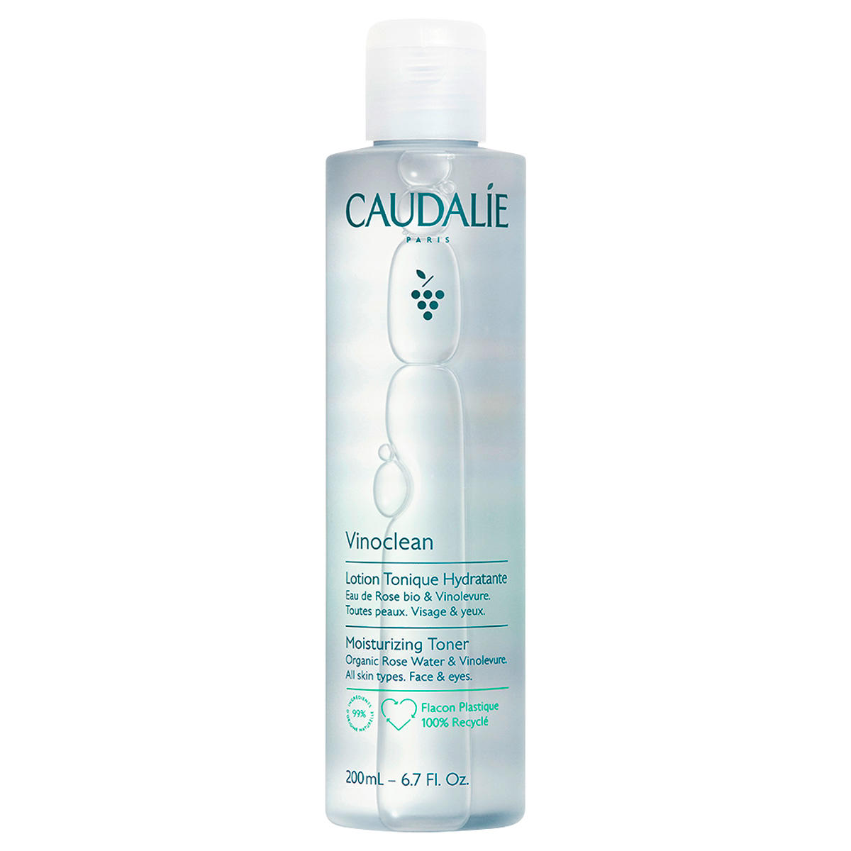 Caudalie Vinoclean Tonico idratante per il viso 200 ml