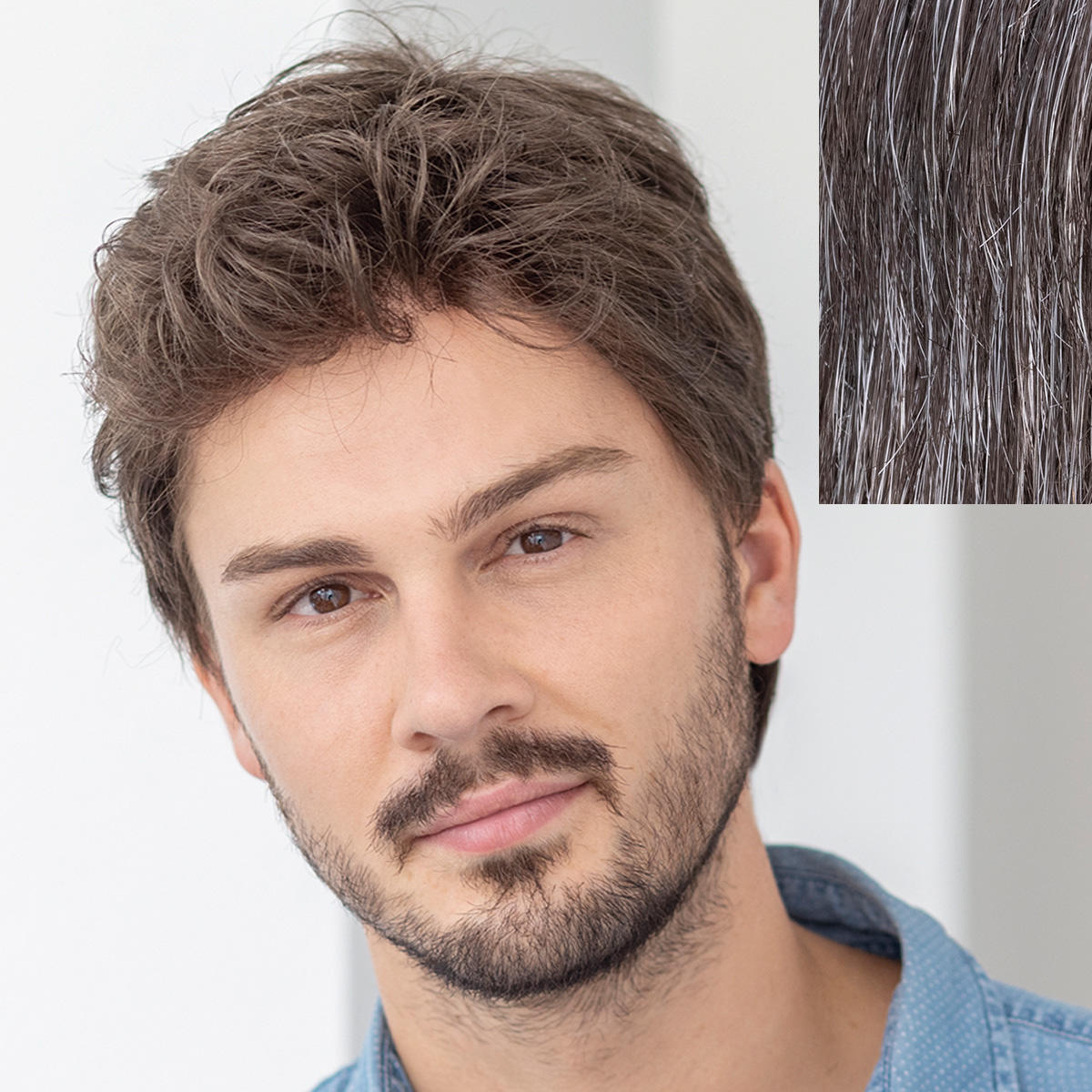 Ellen Wille Synthetic hair wig Justin pepper mix