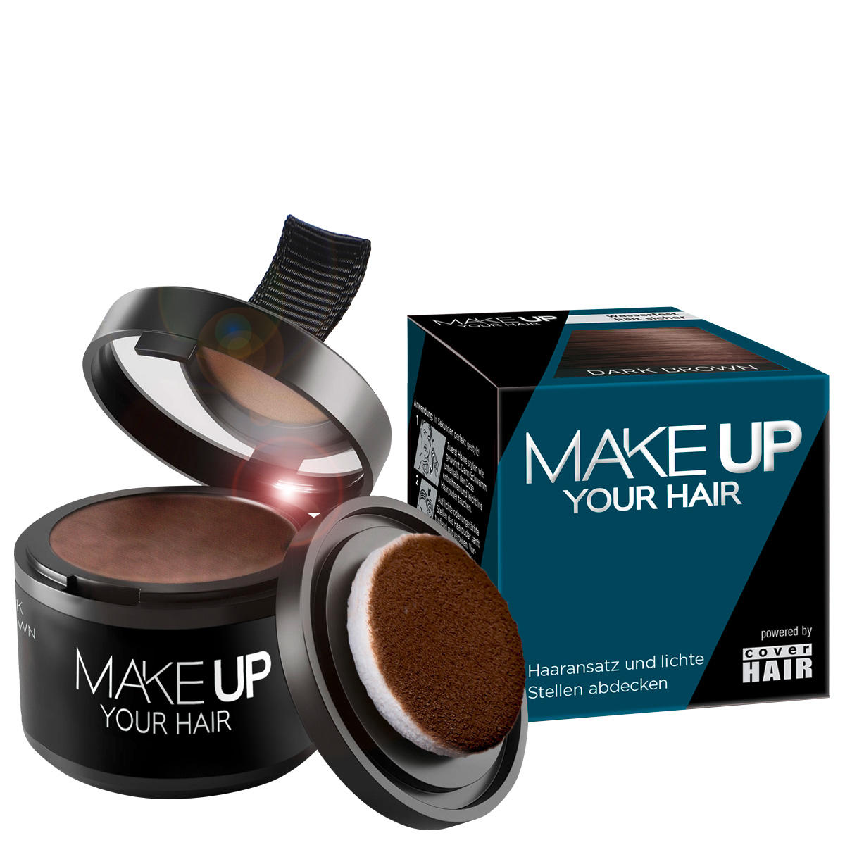 Cover Hair MakeUp Your Hair Dark Brown