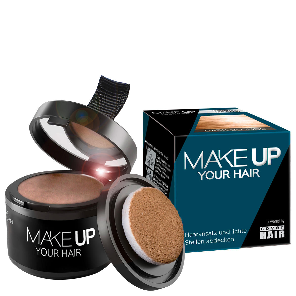 Cover Hair MakeUp Your Hair Dark Blonde