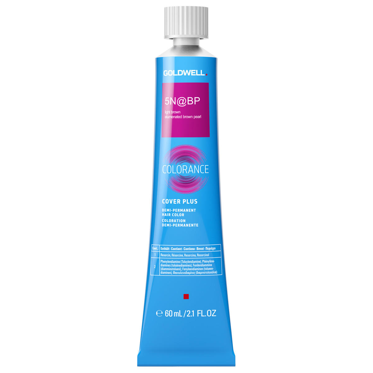 Goldwell Colorance Cover Plus Demi-Permanent Hair Color 5N@BP Light Brown Elumenated Brown Pearl 60 ml