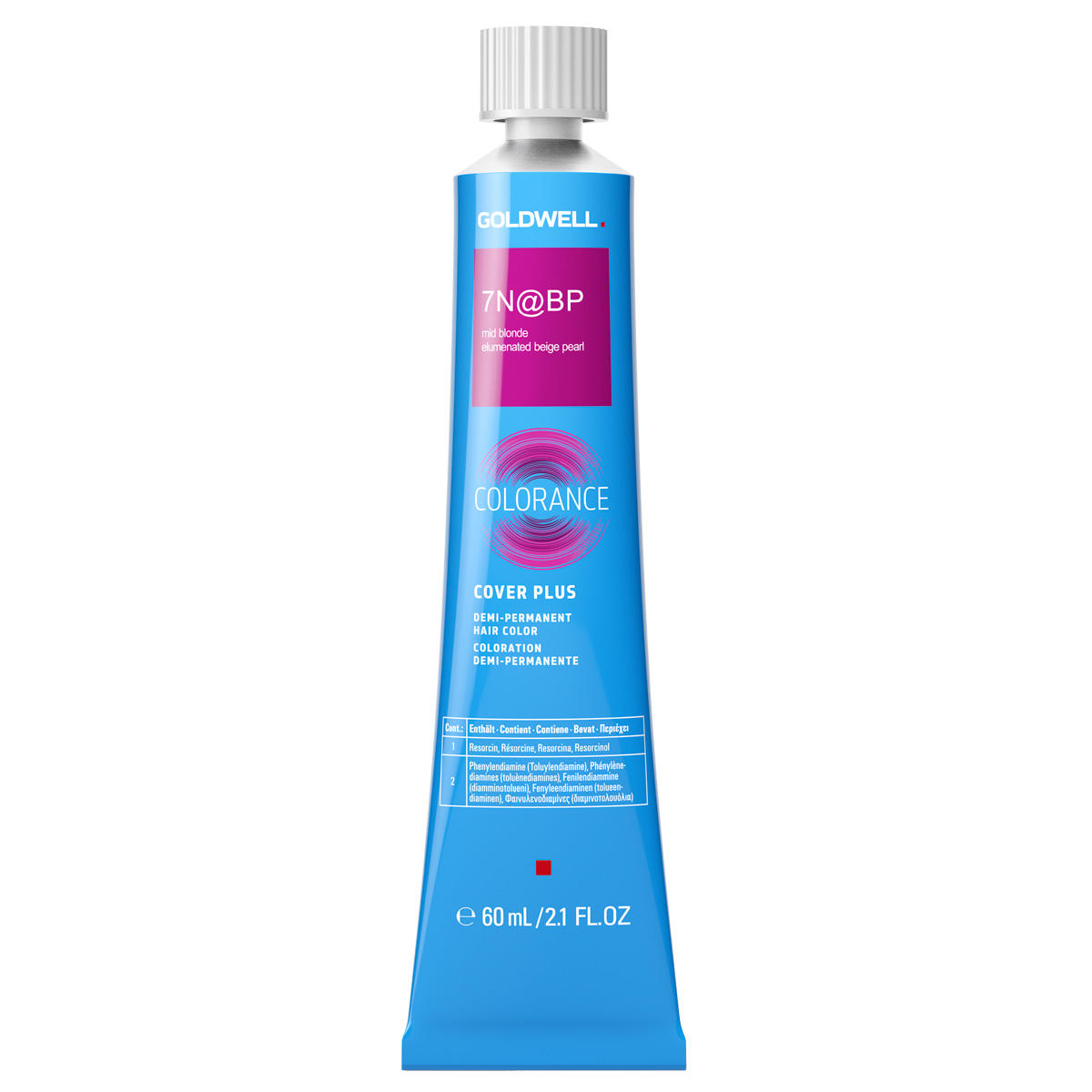 Goldwell Colorance Cover Plus Demi-Permanent Hair Color 7N@BP Midden Blond Geëpileerd Beige Parel 60 ml