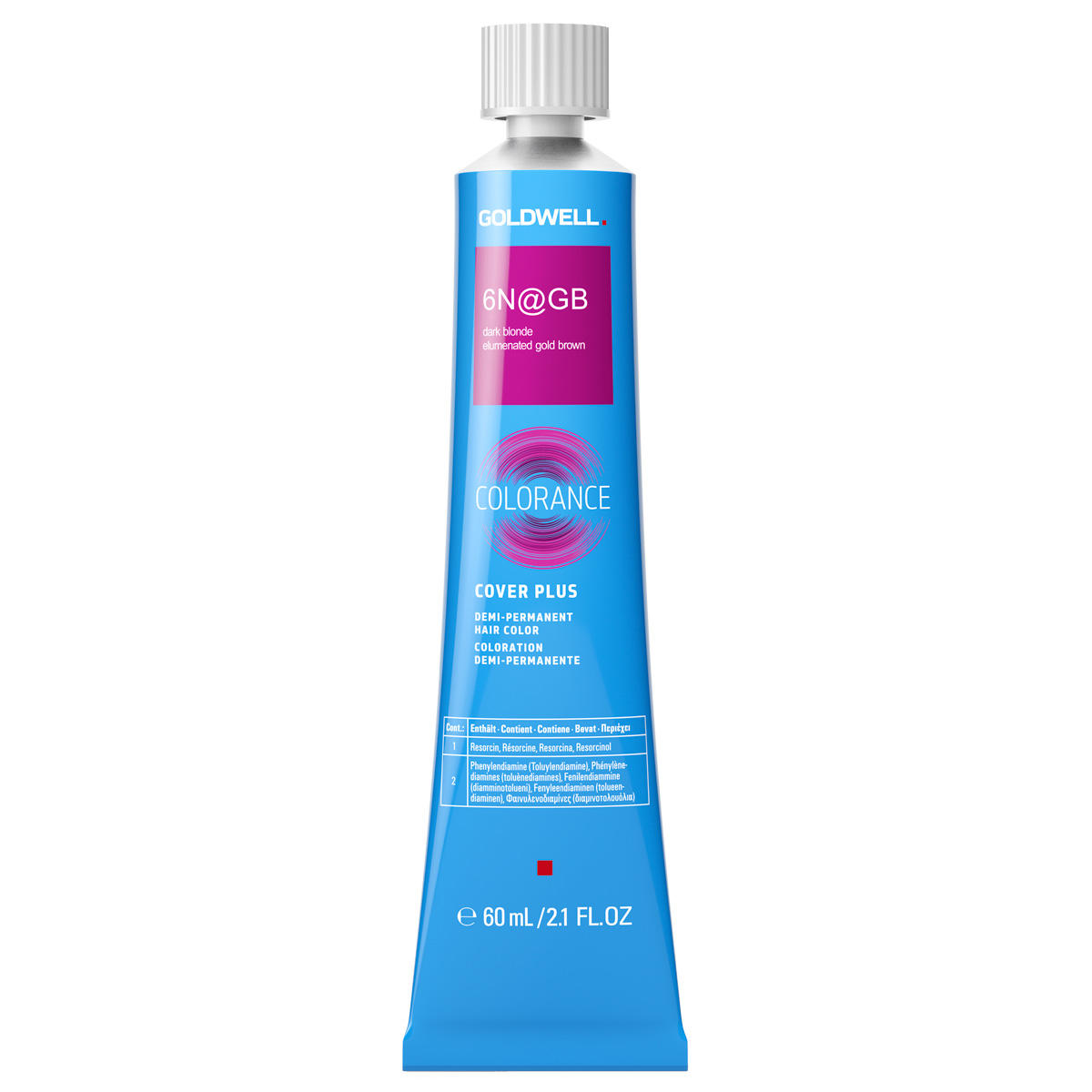 Goldwell Colorance Cover Plus Demi-Permanent Hair Color 6N@GB Dark Blonde Elumenated Gold Brown 60 ml