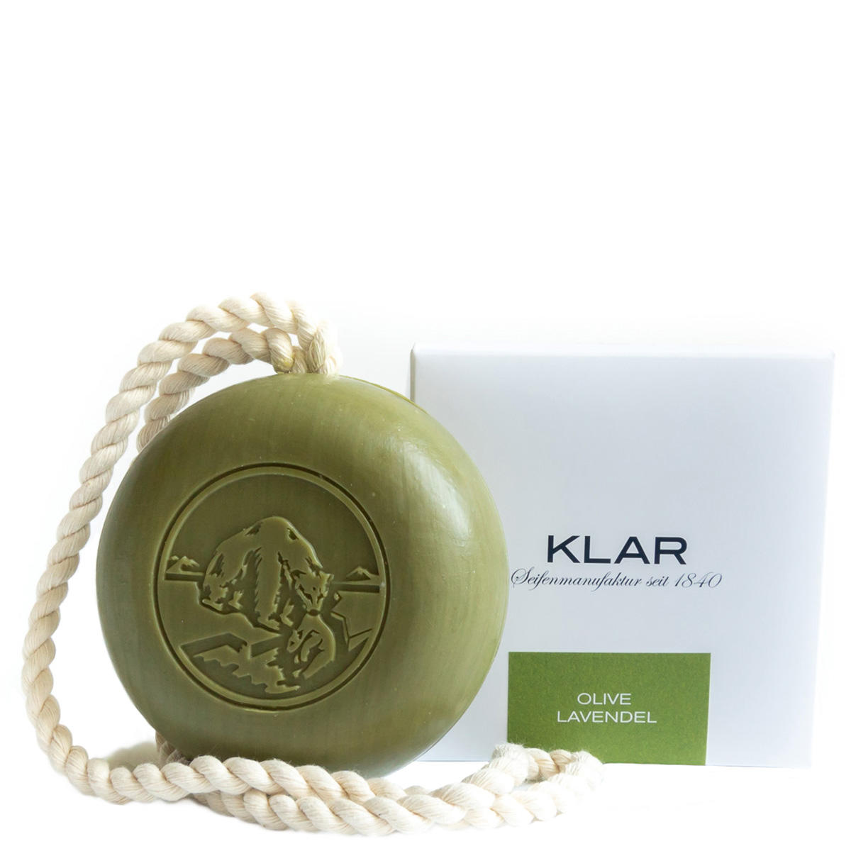 KLAR Olive & Lavendel Haar- und Körperseife 250 g